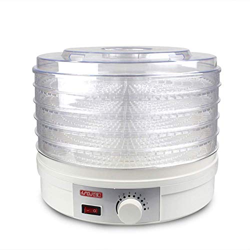 H.yina Household Dryer Food Dehydrator Air Dryer Dried Fruit Machine Five-Layer Capacity, 35~70 °C Knob Temperature… – Bild 3