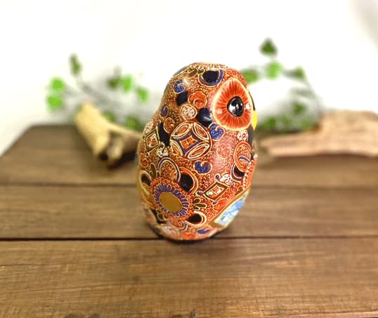 Amazon.co.jp: Kutaniyaki Owl Deco Sheng No. 6 : Home & Kitchen
