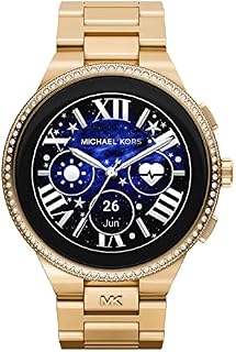Michael Kors kobiet Smartwatch Gen 6, Camille złoto Tone ze stali nierdzewnej złoto Tone bransoleta ze stali nierdzewnej, MKT5144