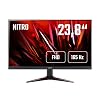 Acer Nitro VG240YS Gaming Monitor 23,8 Zoll (60 cm Bildschirm) Full HD, 165Hz OC, 144Hz, 2ms (G2G), 2xHDMI 2.0, DP 1.2, HDMI/DP FreeSync, Schwarz/rot