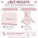 Imagen de Manta Bebe Personalizada con DouDou Bordado para Recien Nacidos Lavable Suave Regalo Bebe Niña Personalizado Set Mantita + Dou Dou con Nombre Personalizado 100% Poliester Baby Shower Niñas mibebestore
