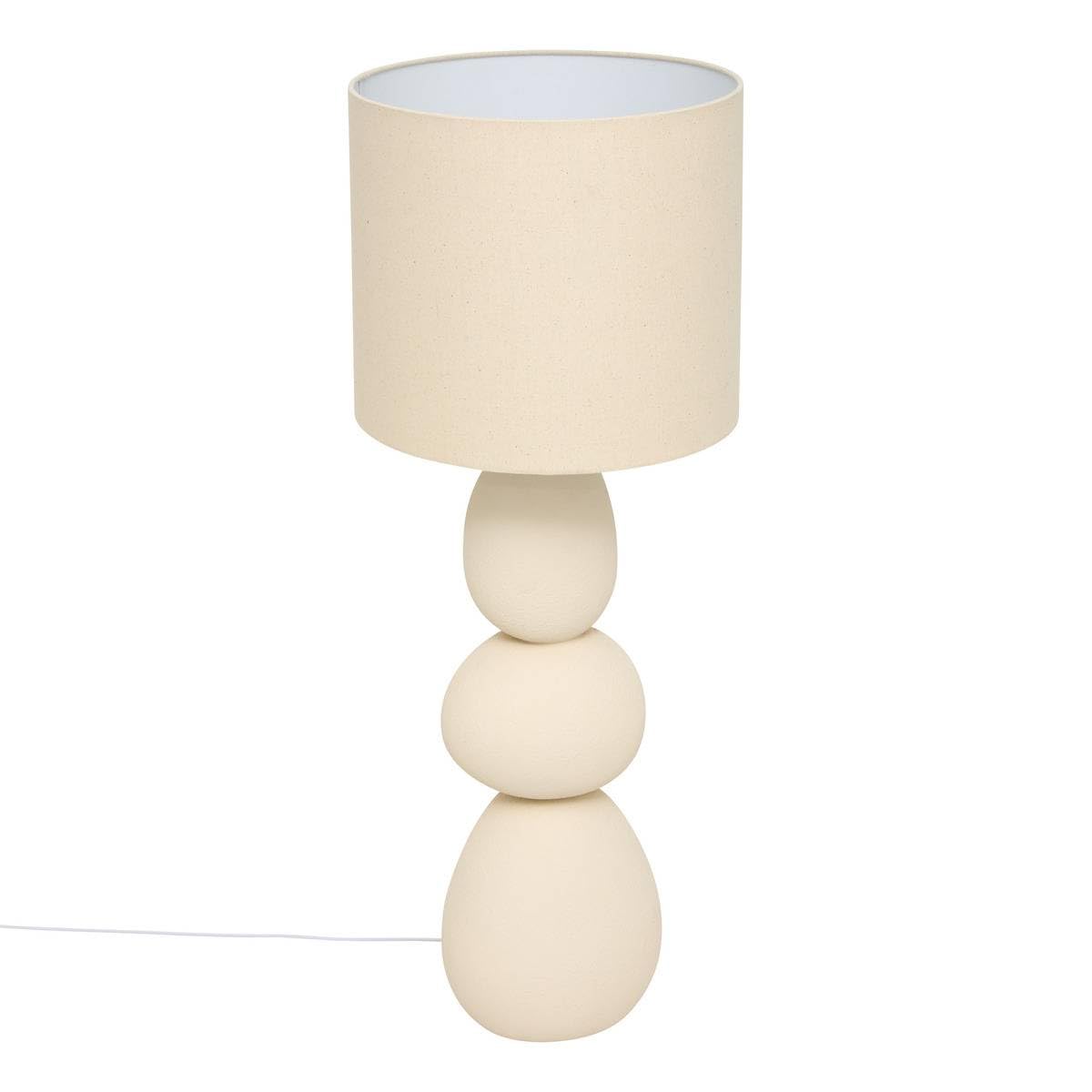 Atmosphera - Lampadaire alitha beige h100cm