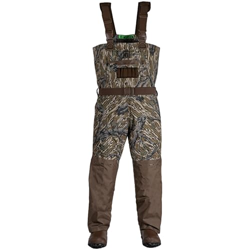 Image of Gator Waders Mens Shield Insulated Chest Duck Hunting Waders with Boots Waterproof Breathable Camo Waders for Hunting