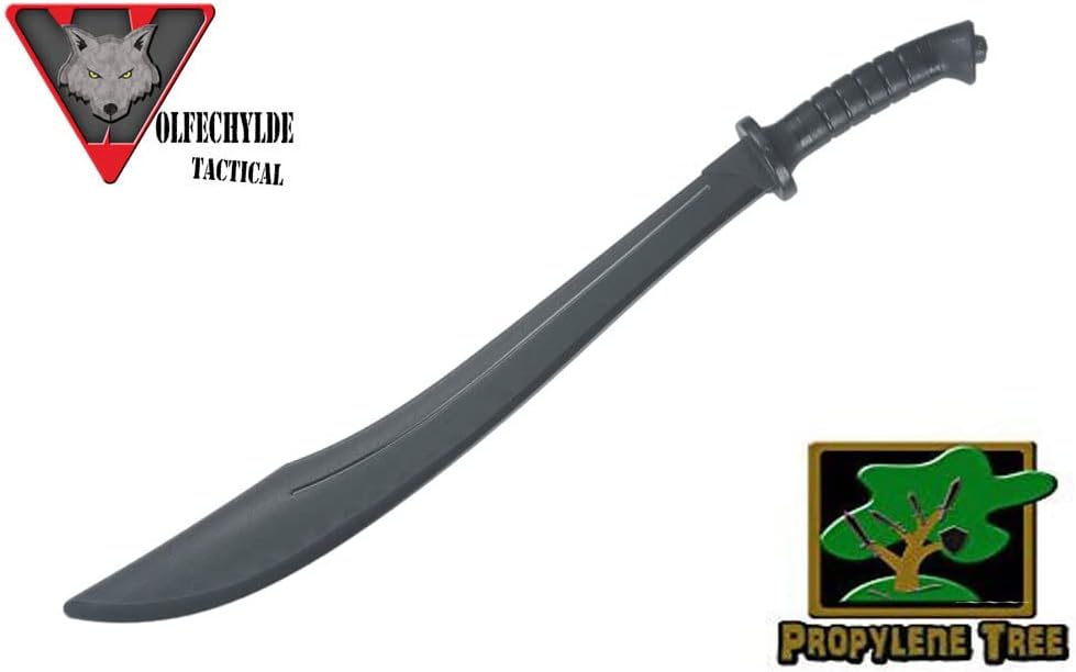 Polypropylene One-Handed Chinese Broadsword Trainer or Elven Style Scimitar Practice Gear
