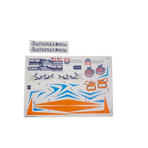 Decal Sheet Extra 330 SC 1.3m E-flite EFL-1239 haute adhérence - 2