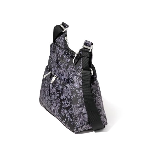 Image of Baggallini Crossbody Travel Bag 11x8.5 Lightweight Water-resistant Nylon Handbag
