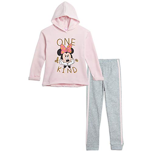 Disney Minnie Mouse Baby Girls Fleece Pullover Hoodie & Jogger Pants Set Pink 18 Months