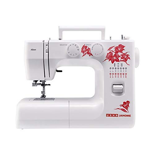 USHA JANOME Allure DLX Electric Sewing Machine -White (B08BRV7JBS) Amazon Price History, Amazon Price Tracker