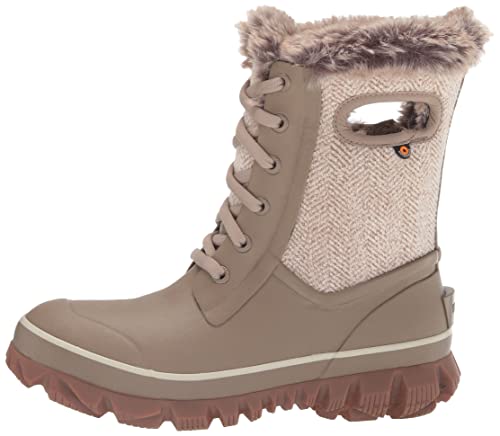 Bogs Womens Arcata Boot Snow, Cozy Cheveron-Taupe, 9 #TOP7
