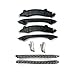 Engine Crankshaft Overhaul Repair Gasket Set Piston Timing Chain Kit Fit 3.0 L T EXF Diesel for Jeep Grand Cherokee Ram .0L V6