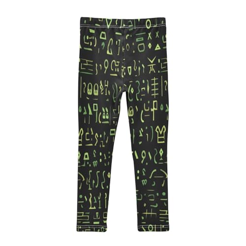 Bolaz Toddler Girls Leggings Printed Yoga Pants Leggings Green Symbol for Kids2