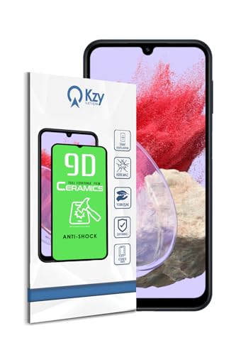 KZY KZY İletişim Samsung Galaxy M34 ile Uyumlu Tam Kaplayan Seramik Nano Esnek Ekran Koruyucu Cam