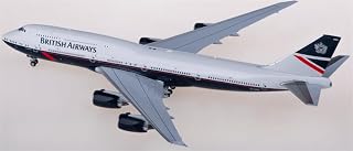 FloZ for JC Wings for British Airways for Boeing 747-8i G-LNBA 1:400 Airplane Pre-Built Model