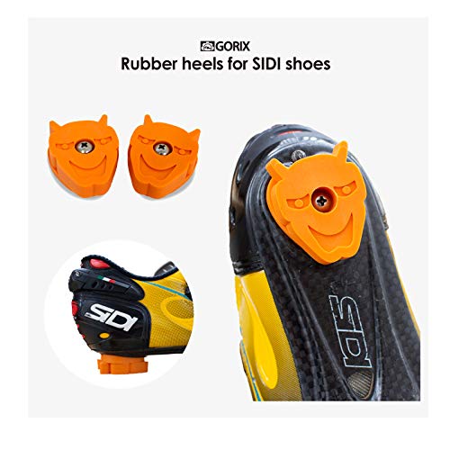 GORIX SIDI Shoes Rubber Heel Up Set Road Bike Bicycle Triathlon (GX-Heel) - Thumbnail 4