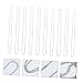 SUPVOX 10pcs Alloy Pet Chain Necklace Set Dog Chains for Pet Tags Crafts Versatile Replacement for Dogs and Cats