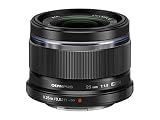 Olympus M.Zuiko Digital 25mm F1.8 lens, fast fixed focal length, suitable for al...