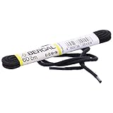  1 Paar Bergal Schnürsenkel schwarz - rund - dünn - Ø 2,5 mm (90 cm)