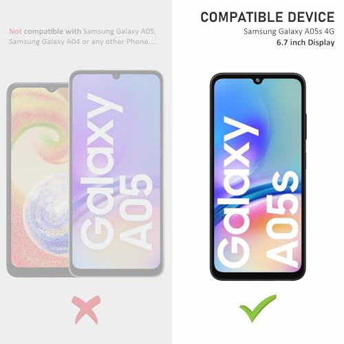 Image of SupCares Tempered Glass for Samsung Galaxy A05s 4G (6.7 Inch) With Installation Kit | Military-Grade Gorilla Screen Protector | Edge to Edge Coverage | Black