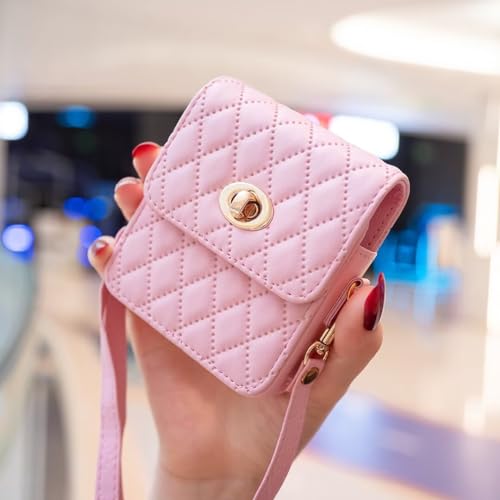 COQUE for Motorola Razr 50 Ultra phone case, stylish mini phone small bag + lanyard phone case-Pink - Image 3