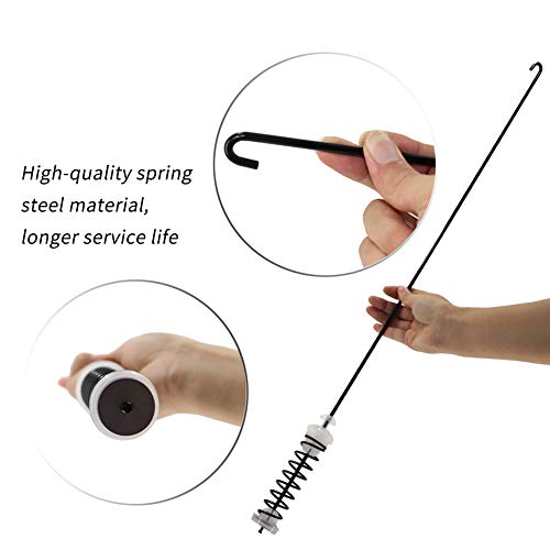 Updated W10780048 (4pcs) Washer Suspension Rod Kit with W10400895 (4pcs) Washer Suspension Springs Compatible with Whirlpool Kenmore Amana Maytag, WTW4800XQ2, WTW4800XQ4 (Picture 7 is Fit Models) - Thumbnail 2