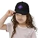 K-Pop Demon Hunters Huntrix Emblem Youth Baseball Hat - Officially Licensed - Black