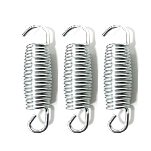 Recambio Resorte Mini trampolin muelles Cama Elastica Muelle de Repuesto Mini Trampoline 100mm/3.9inches(3 Paquete)