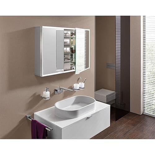 Porte-serviettes chromé Emco Trend métal gris, support mural linge de bain