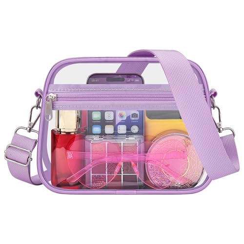 Image of Oraben Clear Bag for Stadium Events Clear Purse Stadium Bag Satchel Handbags for Sports Events Concerts Festivals | Stadium Approved