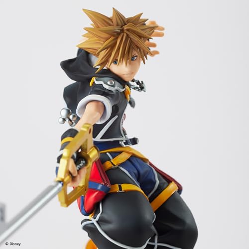 Square Enix Kingdom Hearts II Sora Statue Figure, Form-ISM, PVC Collectables Statue Figure, Multicolor, Black 10pcs, 23 - Image 2