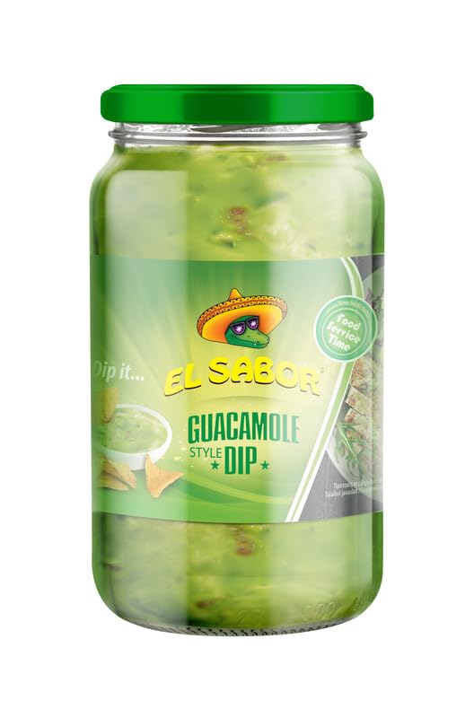 El Sabor Guacamole Style Dip 1kg | Creamy Avocado-Flavoured Dip | Perfect with Nachos, Tacos, Sandwiches & Wraps | Ready to Eat | Party Time Favourite-picture-27