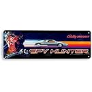 Tinworld TIN Sign B037 Spy Hunter Arcade Game Room Shop Marquee Metal Sign Retro Console 6" x 18"