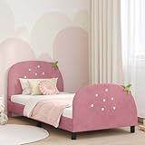 Combinable de manière flexible : la couleur rose s'harmonise avec de nombreux styles de meubles, idéal comme lit d'invité ou lit simple fixe dans la chambre d'enfant, remplacement du canapé-lit si nécessaire