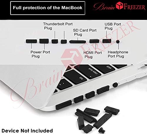Image of Brain Freezer Keyboard Protector Cover Plus Dust Proof Compatible with MacBook Air 13 inch 2020 Release Model A2179 Soft Silicone Waterproof Dust-Proof Ultra Thin Keyboard Cover 2020 (Red)
