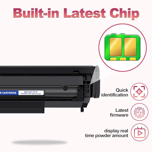 Image of 104 FX9 FX10 Compatible Toner Cartridge Replacement for Canon 104 Black Toner Cartridge Use for ImageClass D420 MF4150 MF4350d FAXPHONE L90 L120 Laser MN1319f 1012 1020 1022 3050 (2PACK)