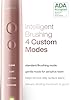 Aquasonic Vibe Series Ultra-Whitening Toothbrush – ADA Accepted Electric Toothbrush - 8 Brush Heads & Travel Case – 40,000 VPM Motor & Wireless Charging - 4 Modes w Smart Timer – Satin Rose Gold