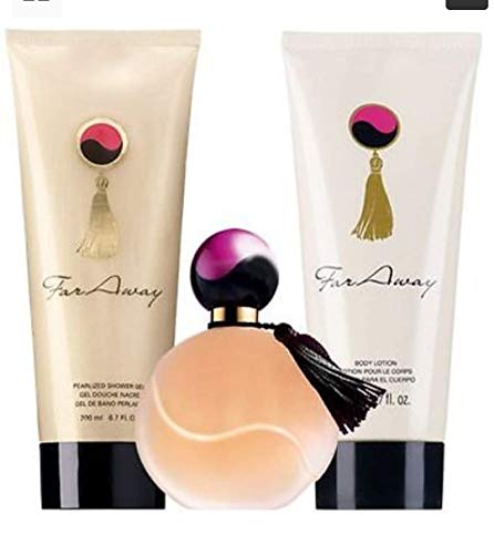 Avon Far Away Eau de Parfum Set, Body Lotion, Shower Gel