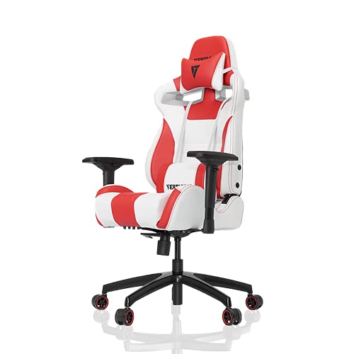 Vertagear Silla para Juegos S-Line 4000, White/Red, Medium
