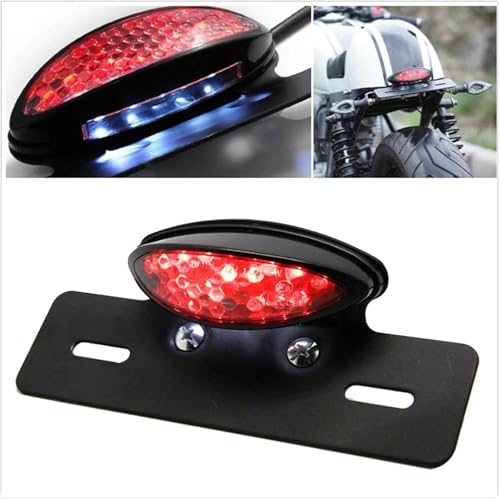 Luces de matrícula y freno en luz trasera para motocicleta que solucionan fallos 5