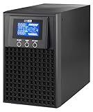OPTI-UPS DS1000E (1000VA / 1000W) Online Double Conversion Uninterruptible Power Supply, Pure Sine Wave, UPS Battery Backup, Surge Protection