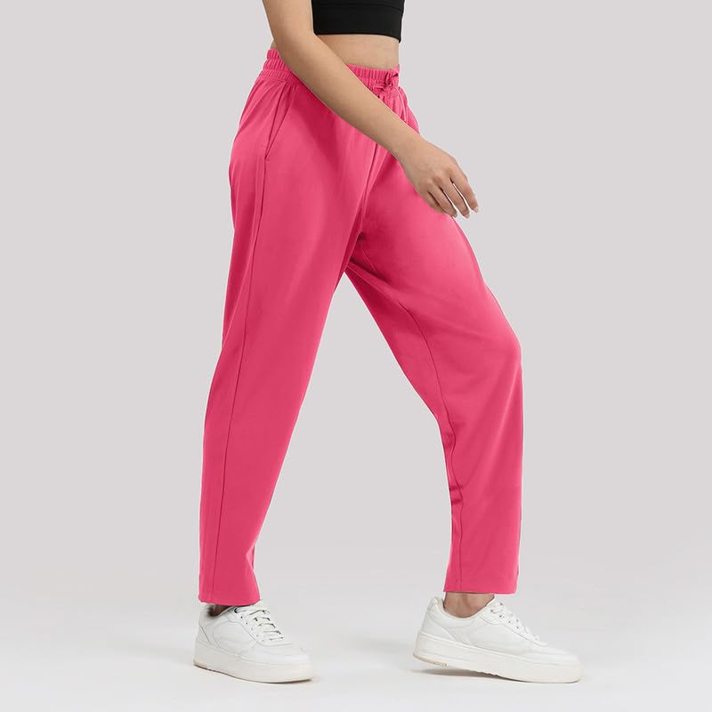 Image of BlissClub Women Mid Rise Tapered Casual Pants