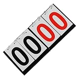Design stabile e sicuro: il tabellone segnapunti da tavolo è progettato per un posizionamento stabile, consentendo un punteggio preciso senza errori, indipendentemente dall'intensità della competizione, tabellone segnapunti sportivo portatile, tabellone segnapunti da tavolo portatile