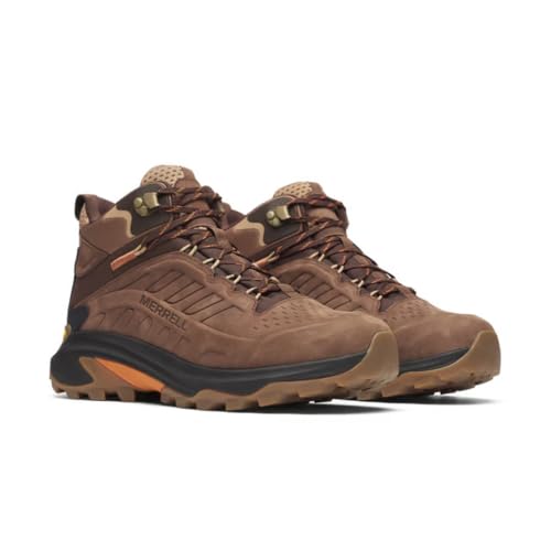 Image of Merrell mens Moab Speed 2 Leather Mid Waterproof | Hiking Boots