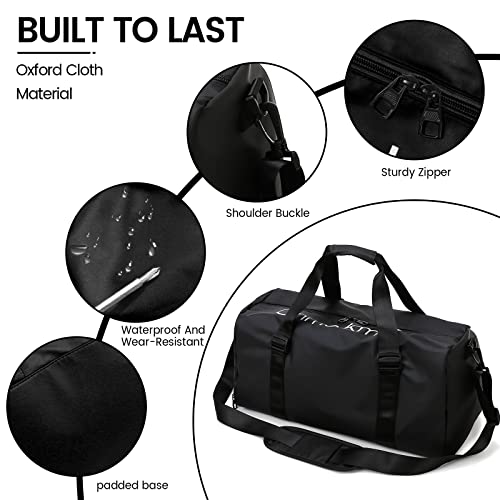 Sporttaschen für Damen und Herren, Reisetasche und Handtaschen - mit Schuhfach und Nassfach - Travel Bag für Sport… – Bild 5