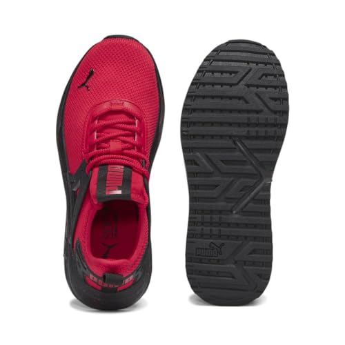 Image of PUMA Unisex-Child, Pacer 23 Speckle, for All Time Red-PUMA Black, Big Kid, 7