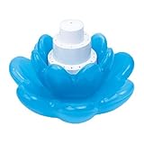 SWIMLINE HYDROTOOLS Floating Pool Fountain – Soothing Water Feature for Pools & Ponds, Easy to Install, UV-Resistant, Triple Tier, Blossom Floating Design, Blue