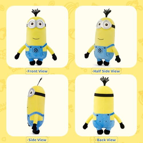MINISO 10" Minions Stuffed Animals Plush Toys (Kevin) Kawaii Soft Cute Sleeping Plushies Bedding Pillow for Kids Toddler Toys Boys Girls by MINISO - Used condition - Image 2