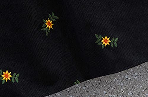 WGGY Gonne Invernali Donna, Ricamo Floreale Plus