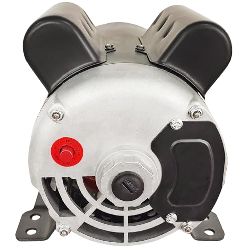 APFAITH 23378805 5HP Air Compressor Motor 60Hz Compatible with Ingersoll Rand, Single Phase, 184T Frame Electric Motor Open Drip Proof Enclosure 208-230V 3450 RPM Replaces#54421193 56283138
