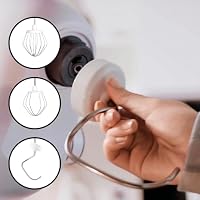 Bosch Küchenmaschine Serie 2, kleine Küchenmaschine, 3,8l Kunststoff-Schüssel, Durchlaufschnitzler, 4 Scheiben, 4 Stufen, Knethaken/Rührbesen/Schlagbesen, spülmaschinenfest, 700 W, weiß, MUMS2AW01 – Ansicht 5