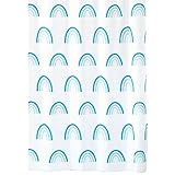 MEDIDAS IDEALES: Con un tamaño de 182,9 cm x 182,9 cm, esta resistente cortina de tela se puede usar de forma óptima en la mayoría de duchas y bañeras habituales.